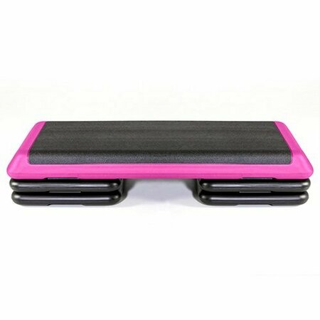 THE STEP Health Club Size Platform With four 4 Original Risers - Pink F1012